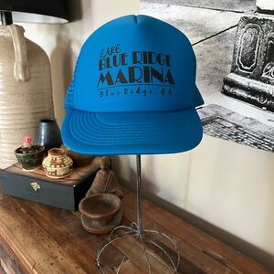 Vintage Lake Blue Ridge Georgia Marina Hat